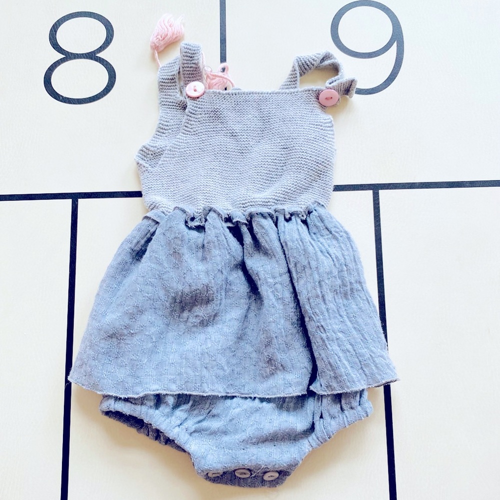 Baby bubble romper